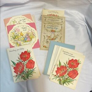 Vintage Greeting Cards. Variety